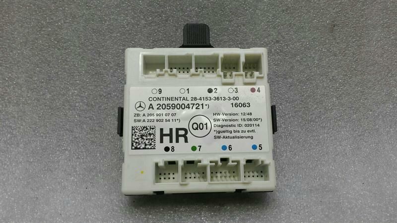 Mercedes GLC X253 RRH door module A2059004721 door rear right control unit