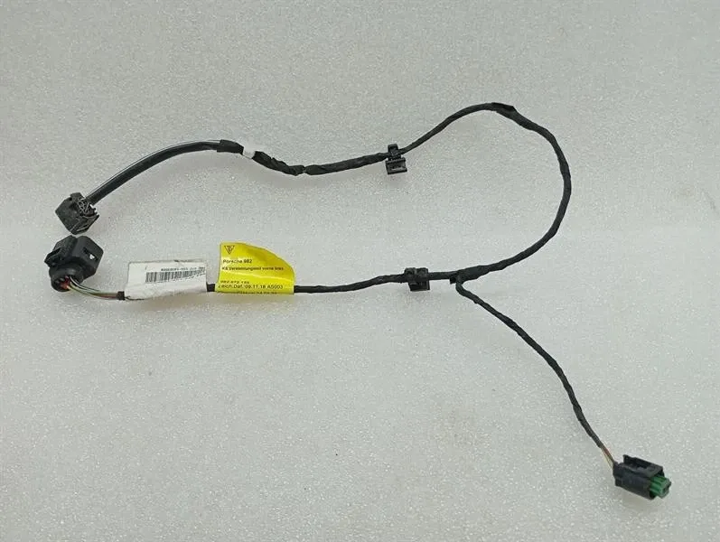 Porsche Cayman 718 GT4 FLH Bumper Wiring Loom 982972155 Front Left Wiring Harness