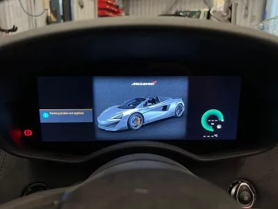 McLaren 600LT Spider Instrument Cluster 13MA469RP Speedometer