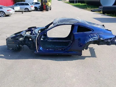 2024 PORSCHE 911 992 GT3 BODY SHELL PAPERS LETTER COC EURO PDK BLUE CHASSIS -