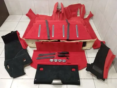 FERRARI 812 SUPERFAST F152M RED FLOOR CARPET SET 89207800 RIGHT HAND DRIVE-