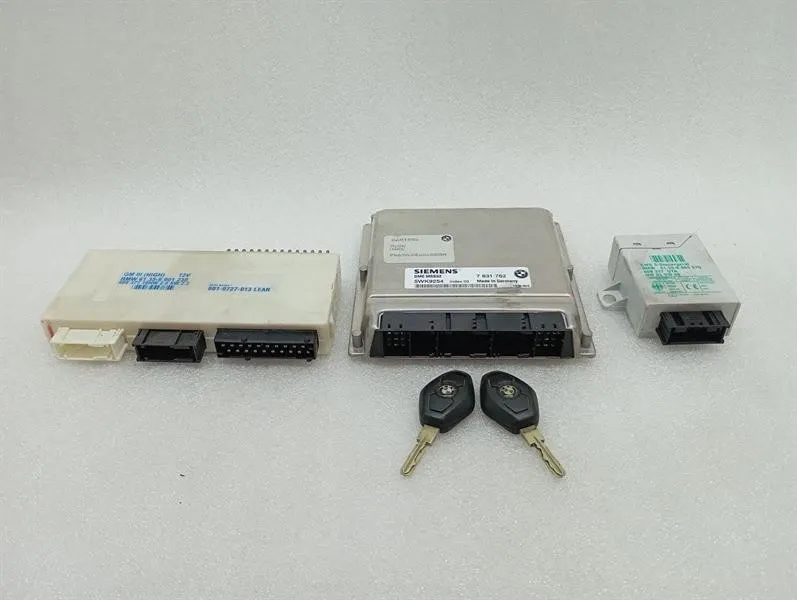 BMW M5 E39 Engine ECU 7831762 Engine Control Unit S62B50 OEM Set LOT-