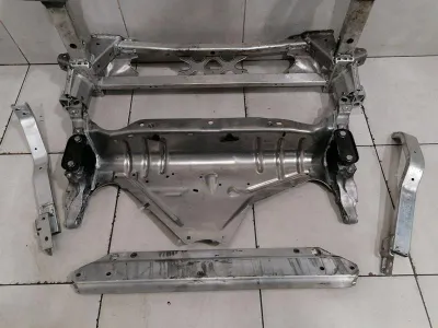 Bentley Continental GT 3S Beam Subframe Front 975400048C Front Axle Carrier W12-