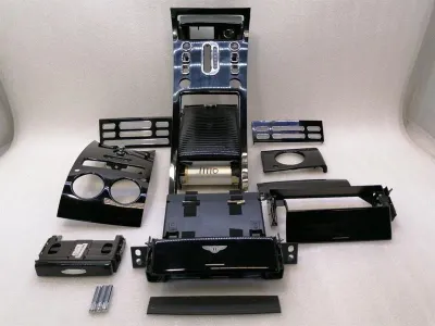 BENTLEY ARNAGE T BLACK Veneer Bar Cover NO START STOP SWITCH-