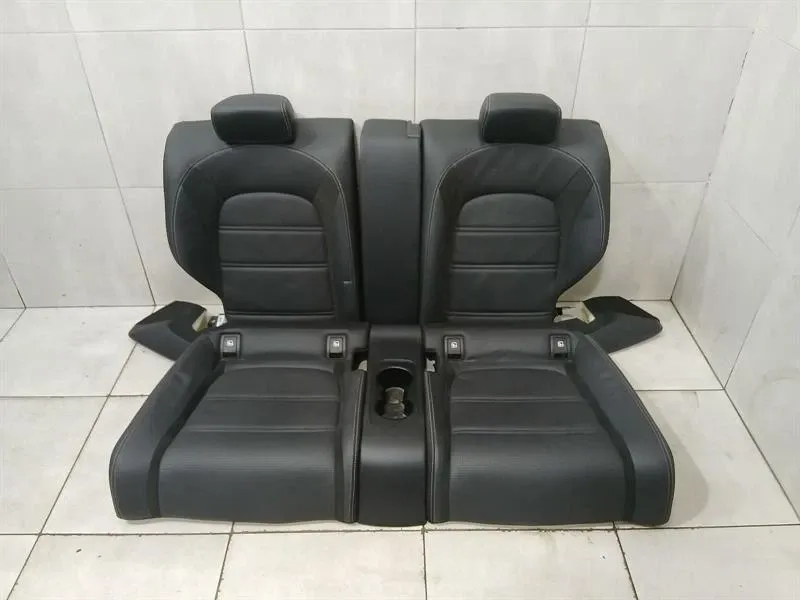 Mercedes C W205 Seat Set A2059207900 C63 Coupe Rear Seat Interior-