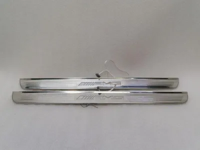 Mercedes C63 AMG W205 Door Sill A2056809108 LED AMG Door Sill Trim Set M177-