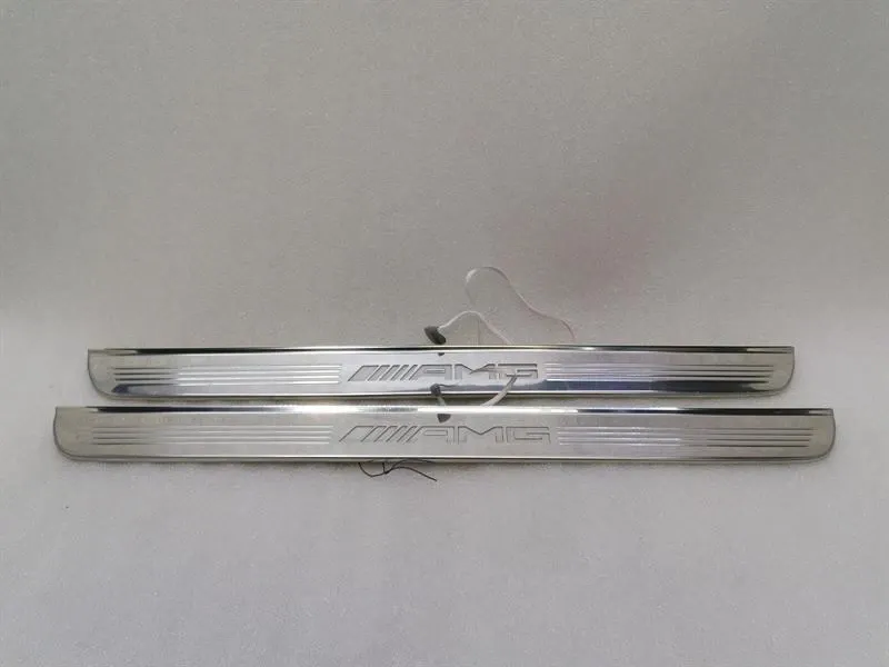 Mercedes C63 AMG W205 Door Sill A2056809108 LED AMG Door Sill Trim Set M177-