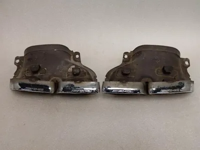 Mercedes CL W217 exhaust silencer A2054900427 tips exhaust tailpipe trim-