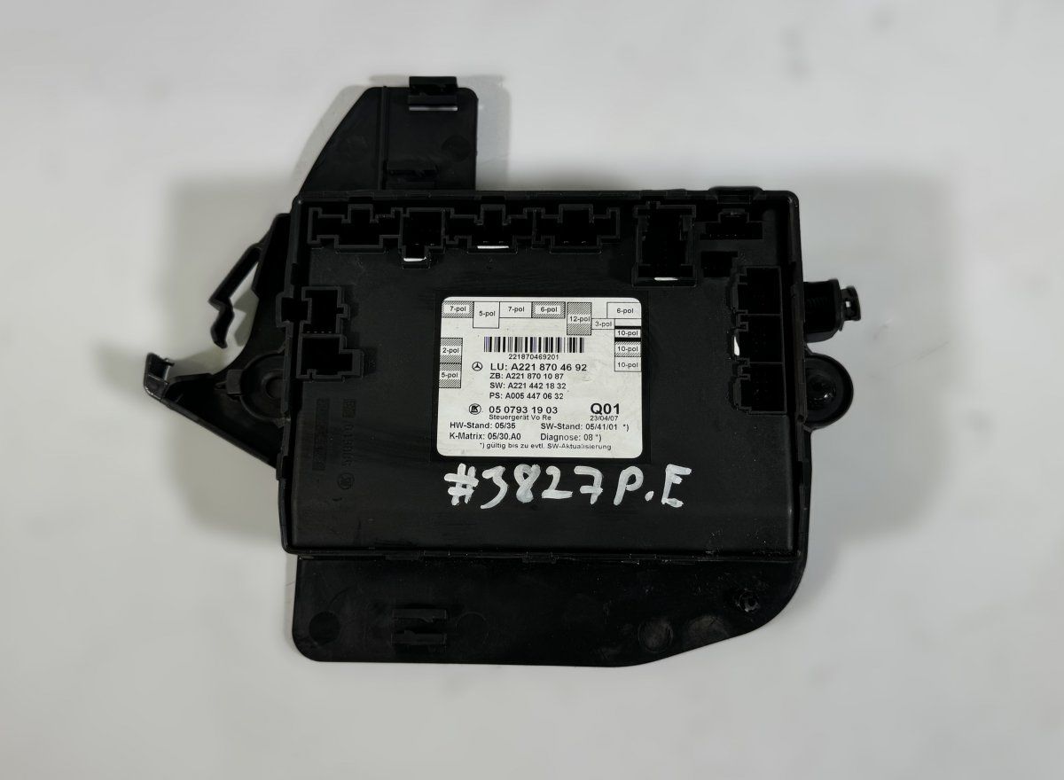 A2218704692 Door control unit front right MERCEDES-BENZ S-CLASS (W221) (2005-2013)
