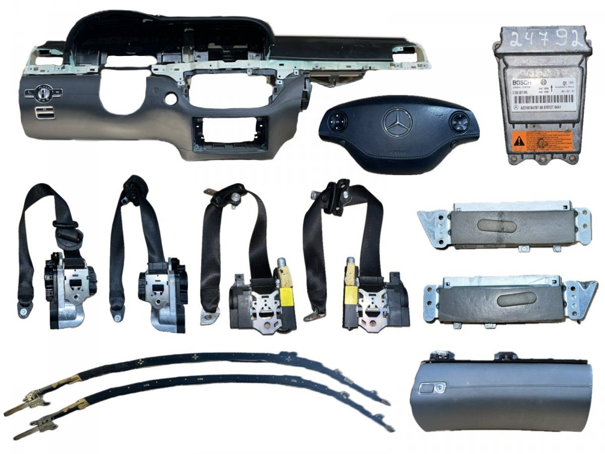 2218600505 2218600605 0285001995 2218704787 2218210551 2218210551 2218600110 2218600120 Airbag set MERCEDES-BENZ S-CLASS (W221) (2005-2013)