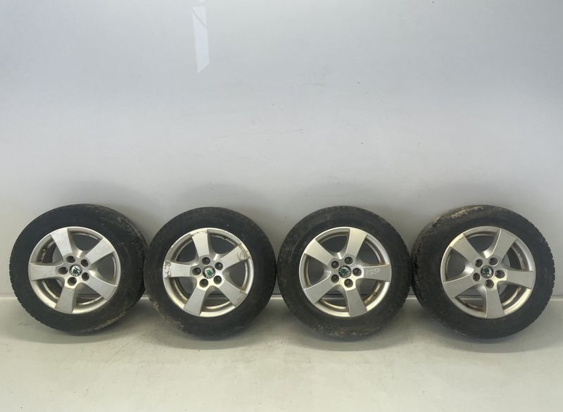 6Y0601025P Rim set With Tyres 4 pcs SKODA FABIA I (6Y) (1999-2008)