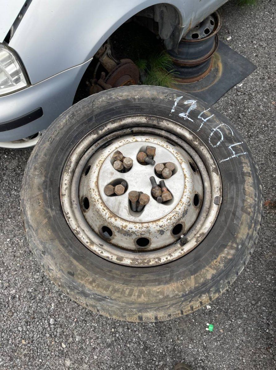 6.5JX16 ET68 D74.1 6X125 Rim set With Tyres 4 pcs IVECO DAILY III (1999-2006)