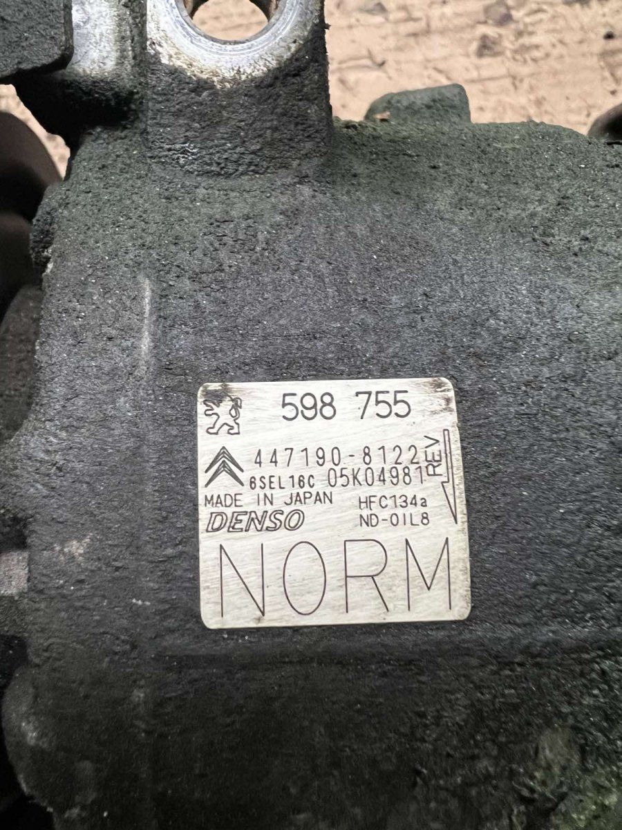 6453WH 648740 6453WJ 648741 AC / aircon Compressor PEUGEOT 308 I (4A, 4C) (2007-2013)