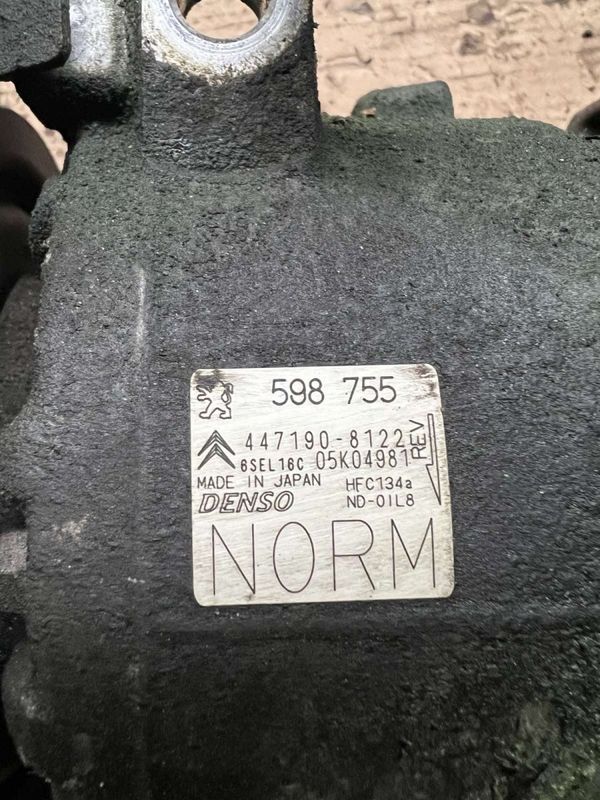6453WH 648740 6453WJ 648741 AC / aircon Compressor PEUGEOT 308 I (4A, 4C) (2007-2013)