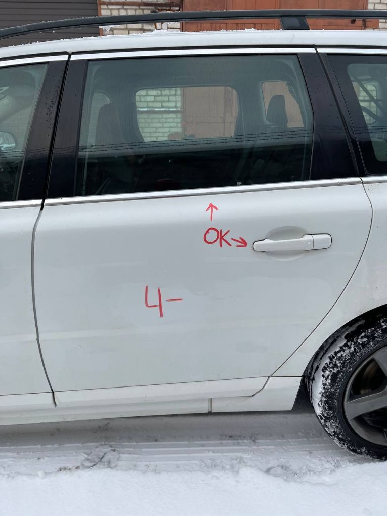 Door Rear  Left VOLVO V70 III (BW) (2007-2016)