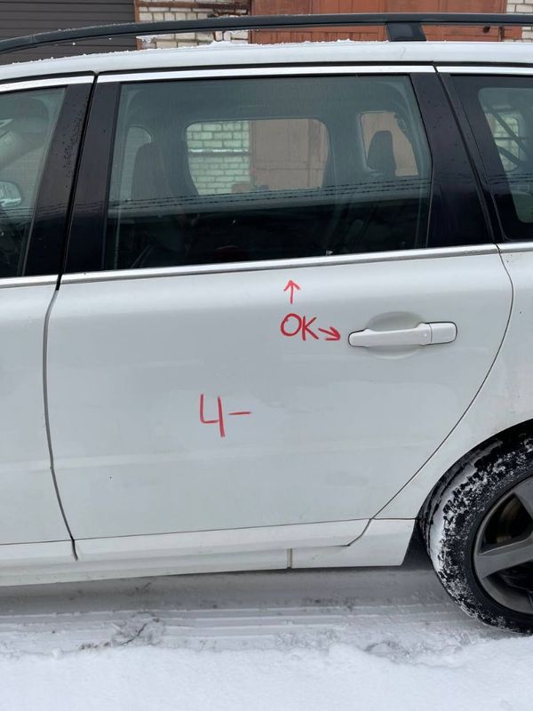 Door Rear  Left VOLVO V70 III (BW) (2007-2016)