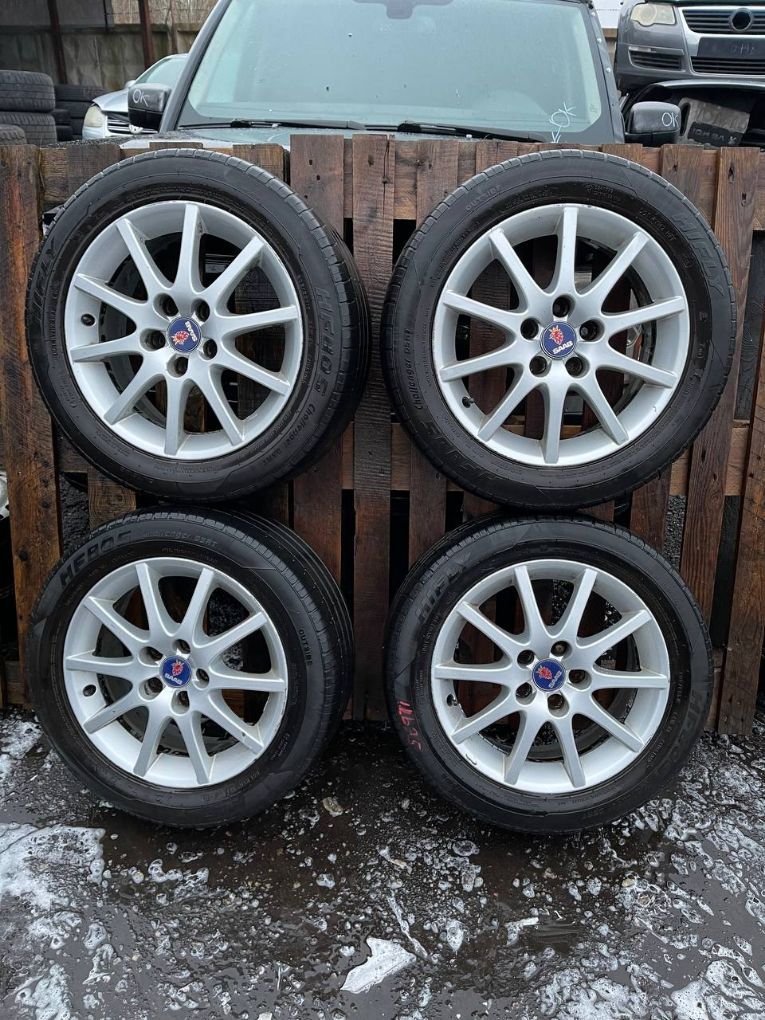 6.5JX16 ET41 D65.1 5X110 Rim set With Tyres 4 pcs SAAB 9-3 (YS3F) (2002-2012)