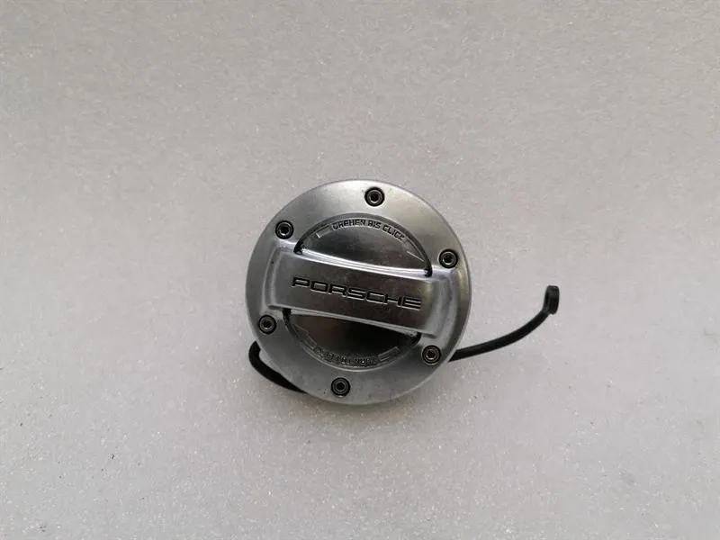 Porsche 911 991 fuel filler cap 9P1201550 fuel cap tank flap XYB aluminium