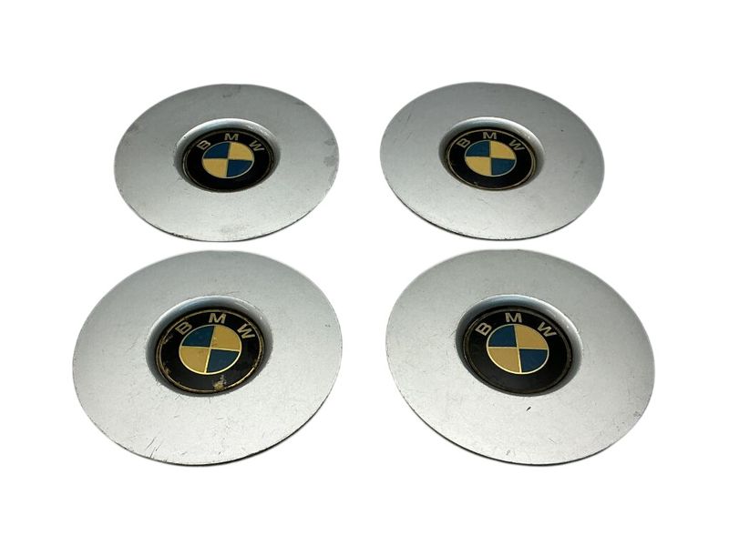 36131178728 1178728 Aluminum Rim Wheel Center Caps 4 pcs BMW 5 (E34) (1987-1997)