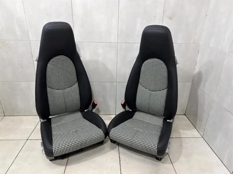 12-WAY ELECTRIC RHD UK PORSCHE 911 997 Seats HOUNDSTOOTH SPORT CLASSIC Interior