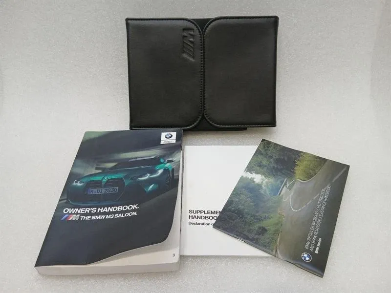 BMW 3 Series M3 G80 G20 Owners Manual M3 Limo Vehicle Manual