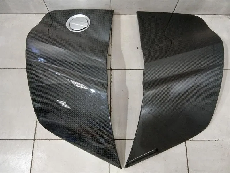 2010-2015 AUDI R8 V10 COUPE CARBON QUARTER PANEL COVER SET OEM 420853337F L+R