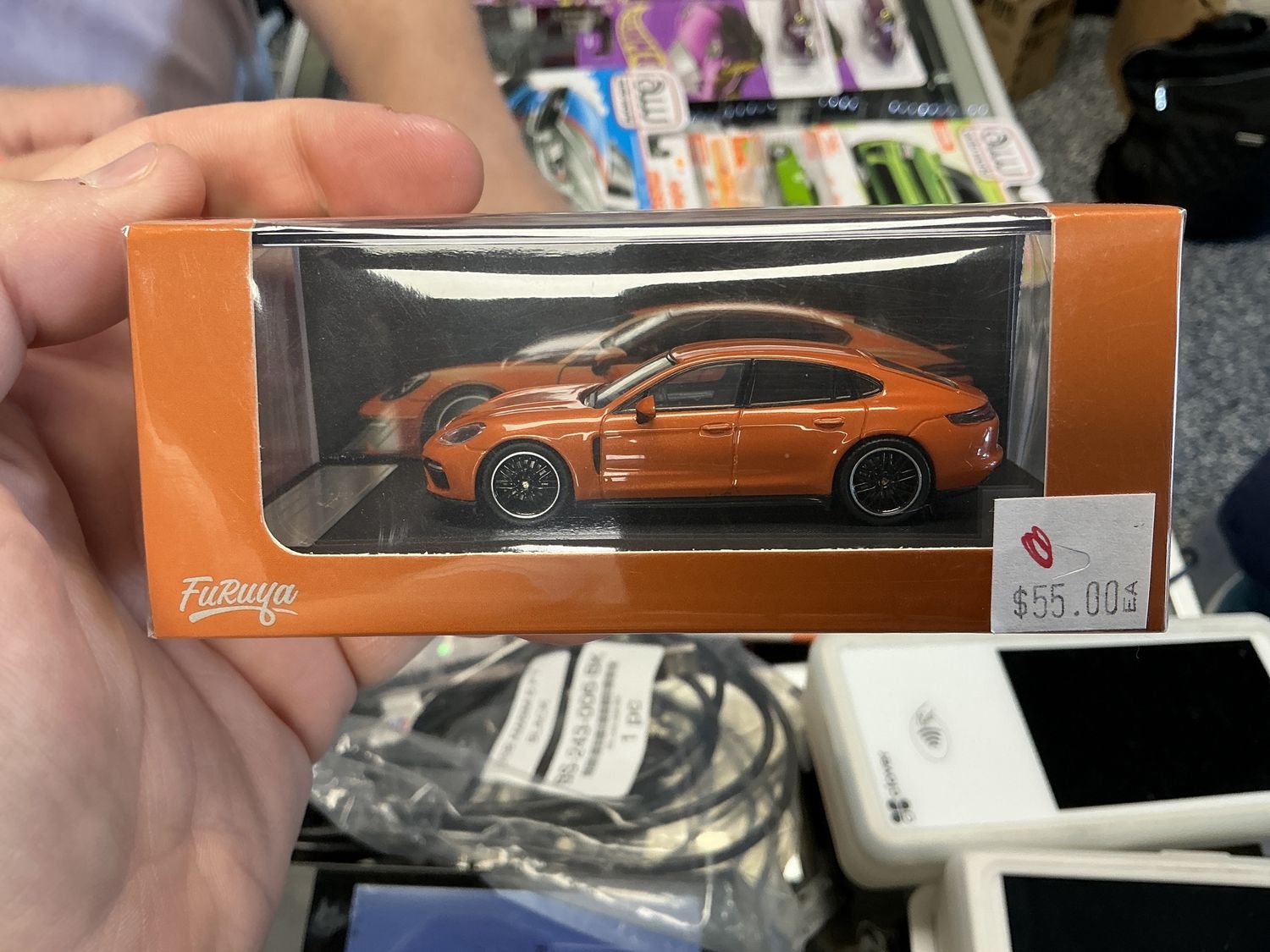 Porsche panamera turbo orange
