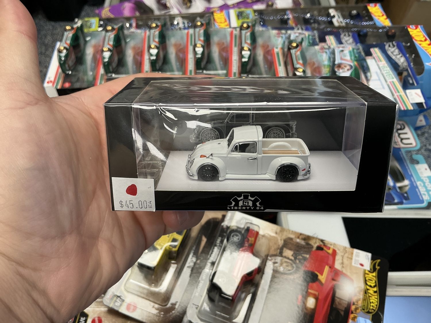 Volkswagen Beetle pickup white