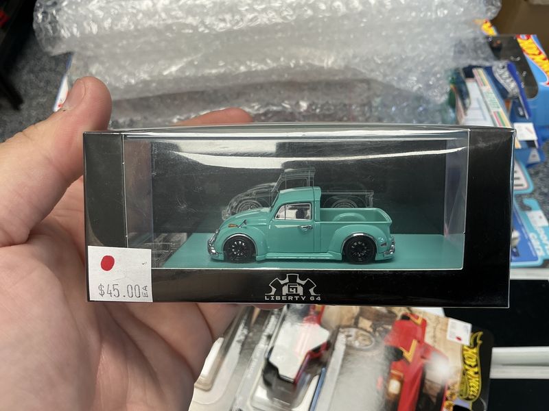 Volkswagen bug pickup teal