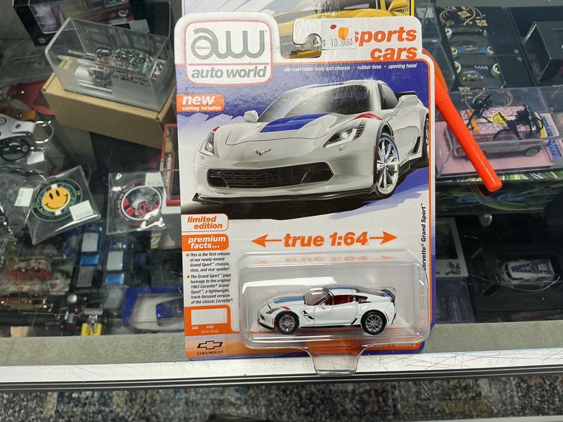 2018 Chevy corvette grand sport white