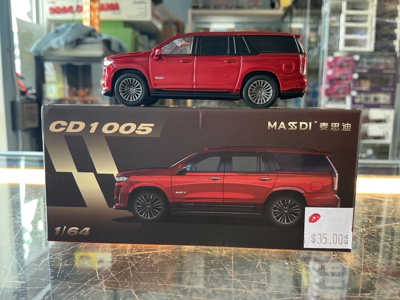 Cadillac Escalade red