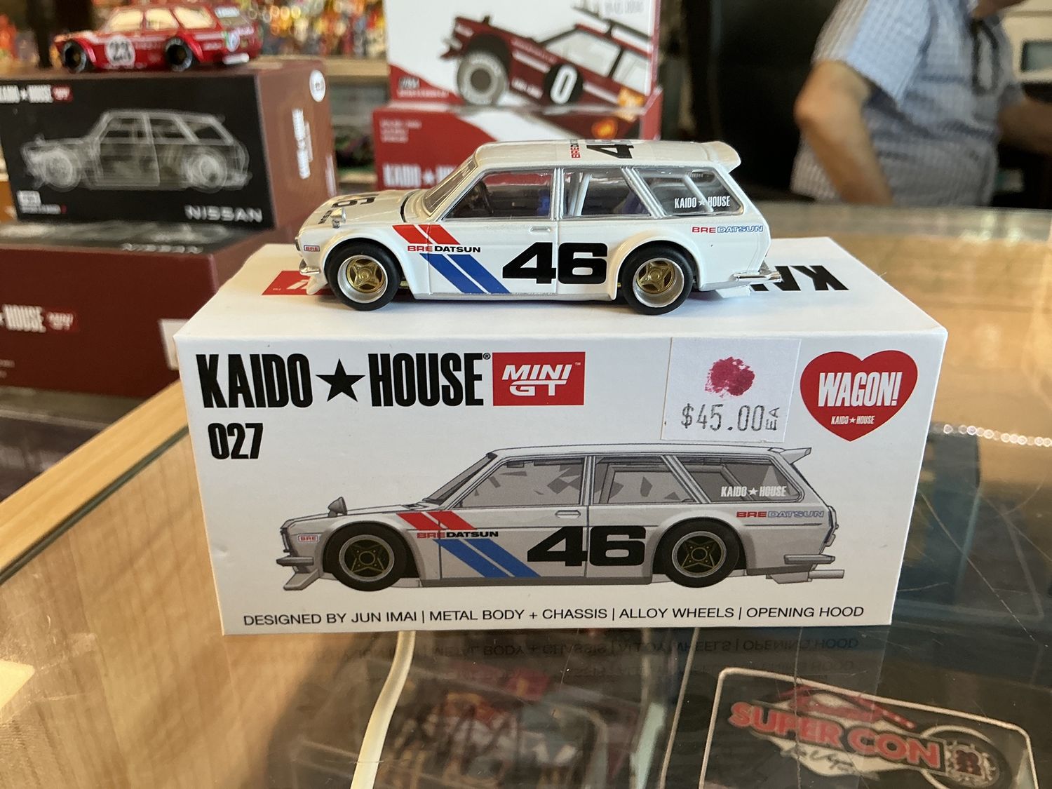 Datsun 510 wagon BRE Datsun white