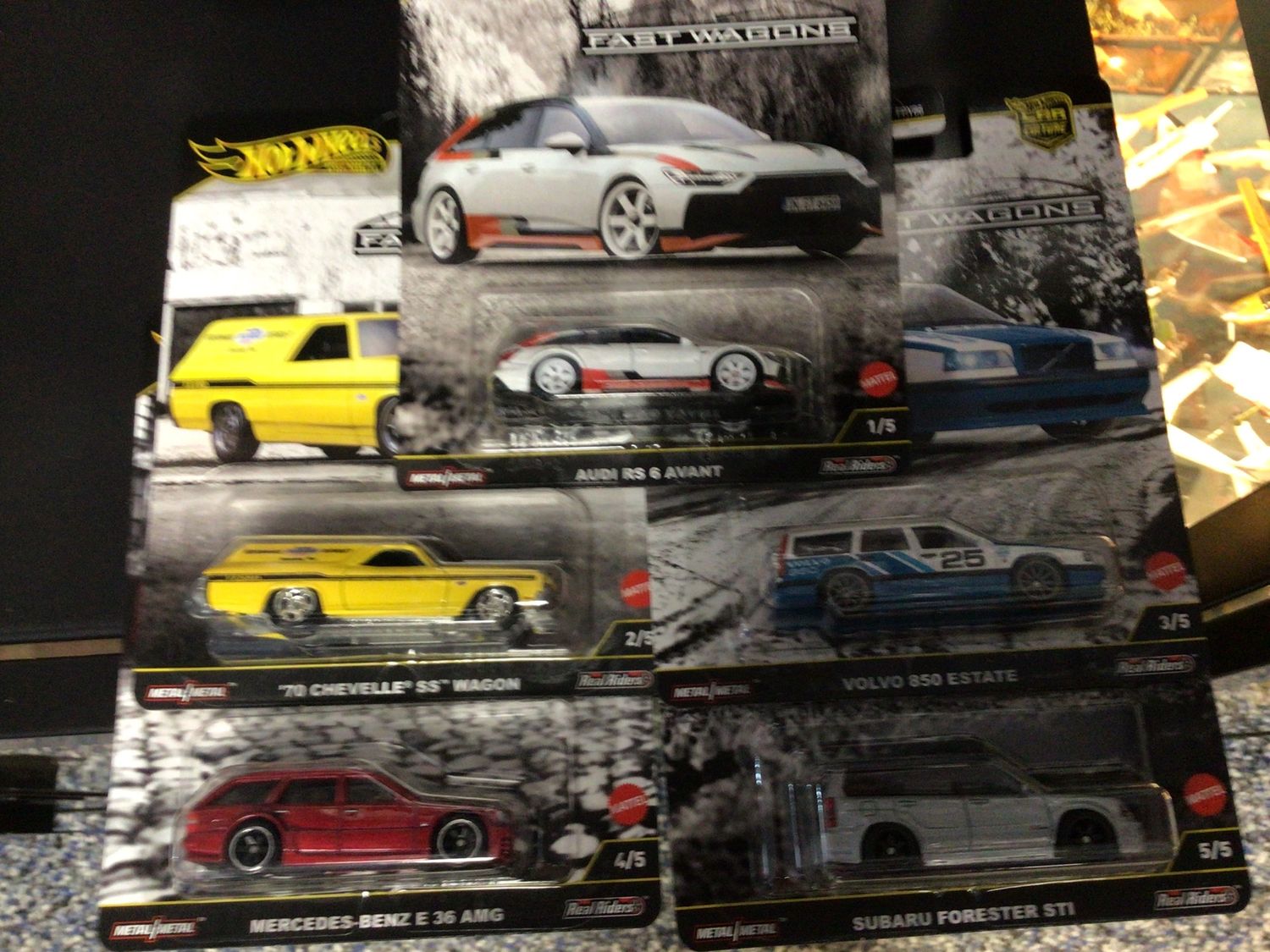 Fast wagons 5 pack
