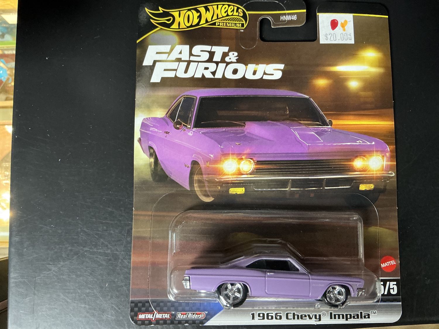 Fast 1966 Chevy impala purple