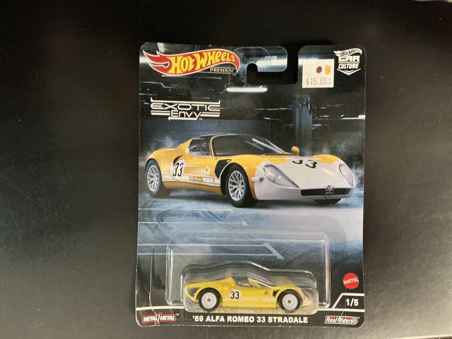 1969 Alfa Romeo 33 stradale yellow