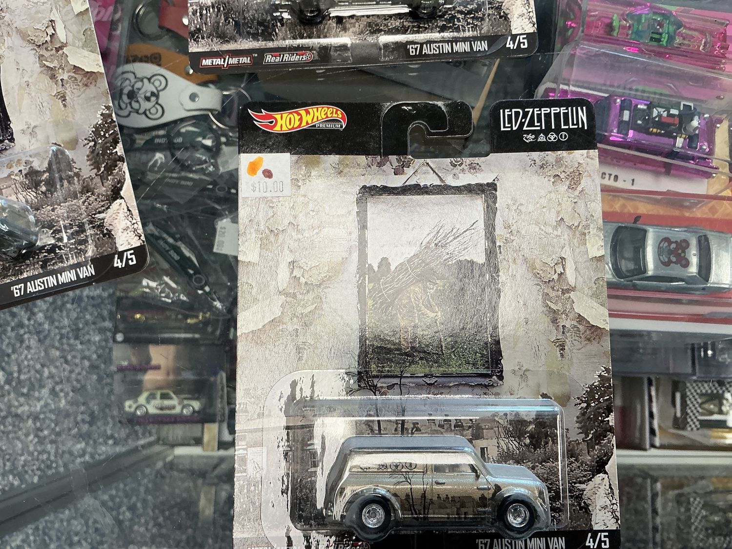 Led zeppelin 1967 Austin mini van