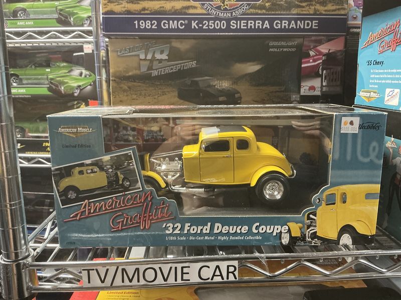 1932 ford deuce coupe yellow