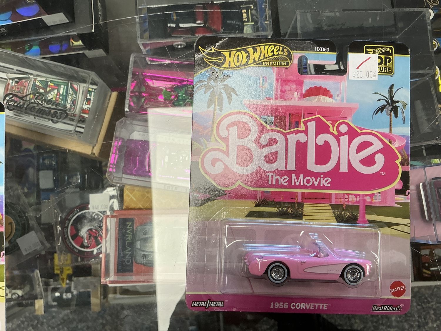 The Barbie movie 1956 corvette