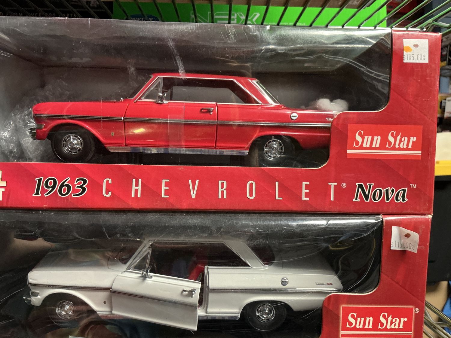 Give me a second 1963 Chevy nova red