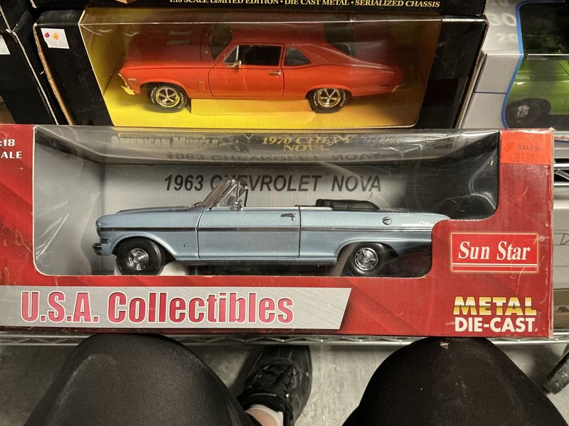 1963 Chevy nova blue