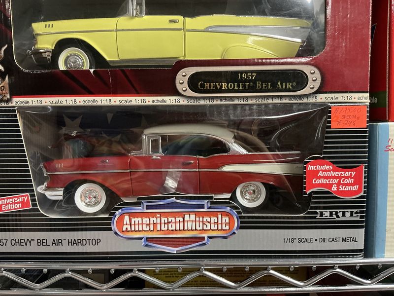 1957 Chevy Belair hardtop red