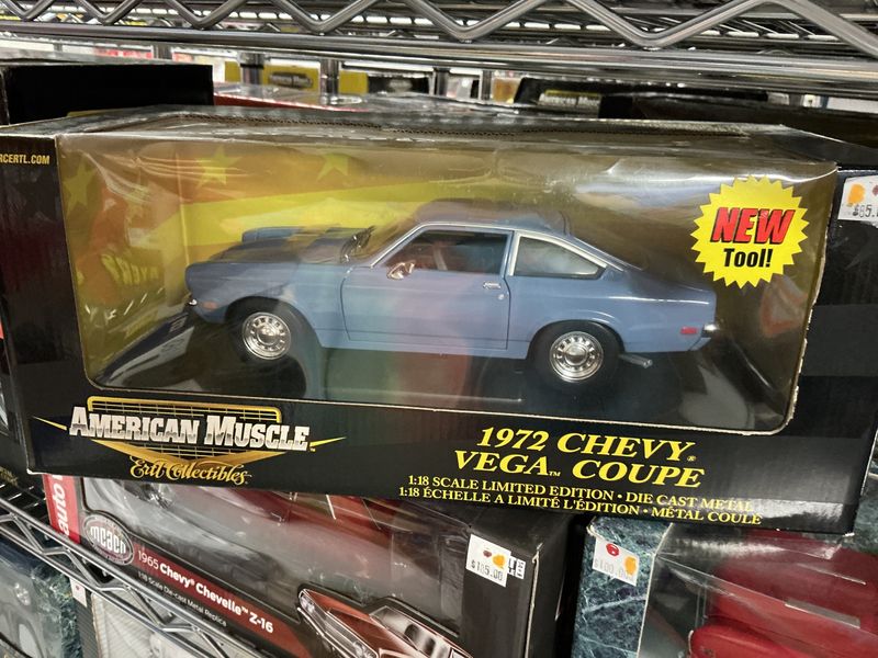 1972 Chevy Vega coupe blue