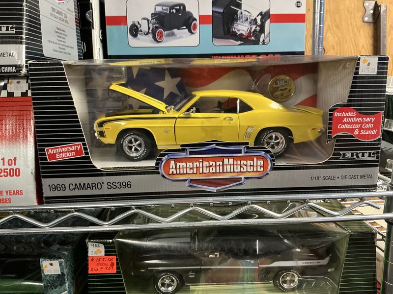 1969 Chevy Camaro SS 396 yellow