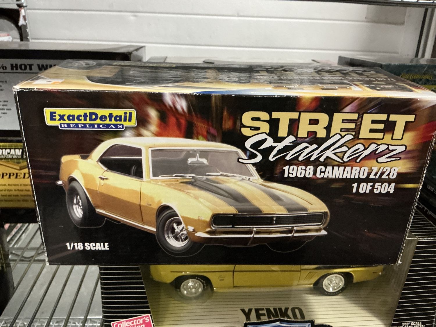 Street stalkers 1968 Camaro Z 28 gold one of 504