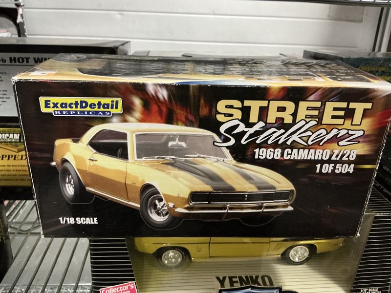 Street stalkers 1968 Camaro Z 28 gold one of 504