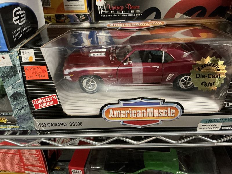 1969 Camaro SS 396 red