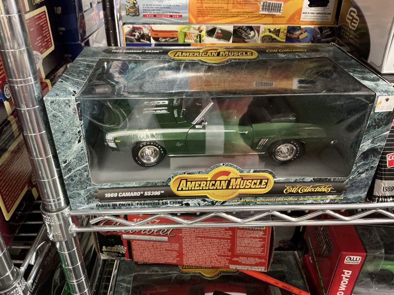 1969 Camaro SS 396 green convertible