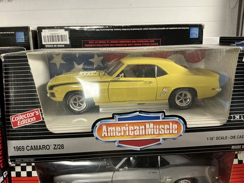 1969 Chevy Camaro Z 28 yellow