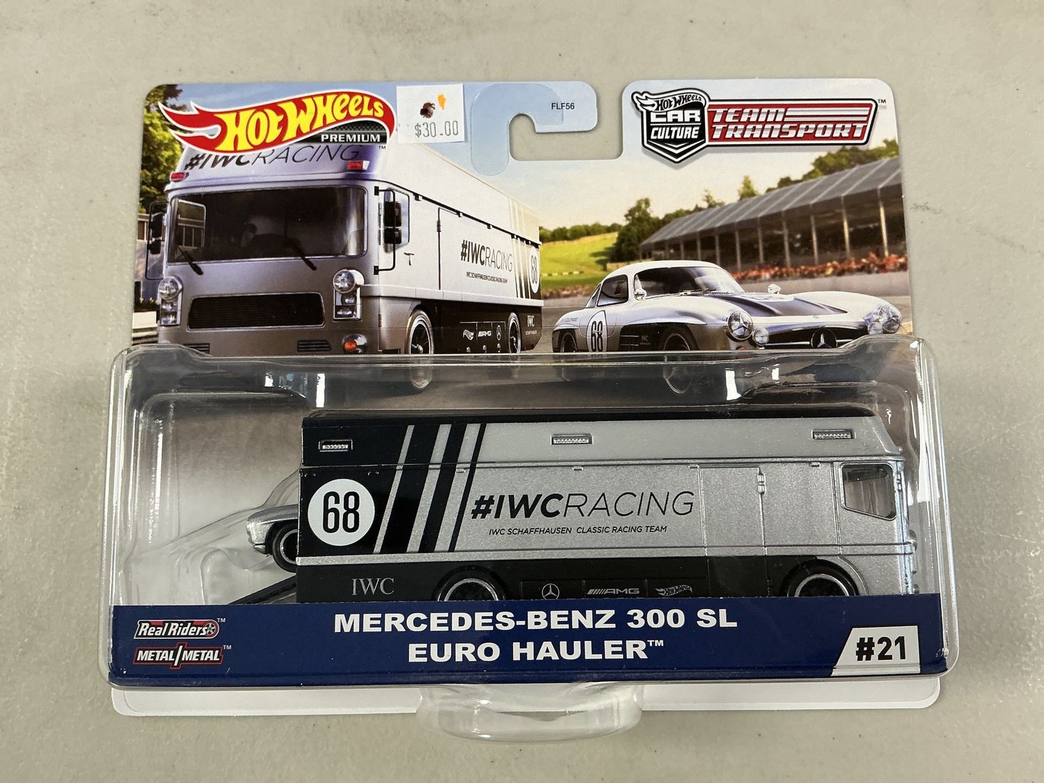 Team transport number 21 Mercedes Benz 300 SL euro haulier