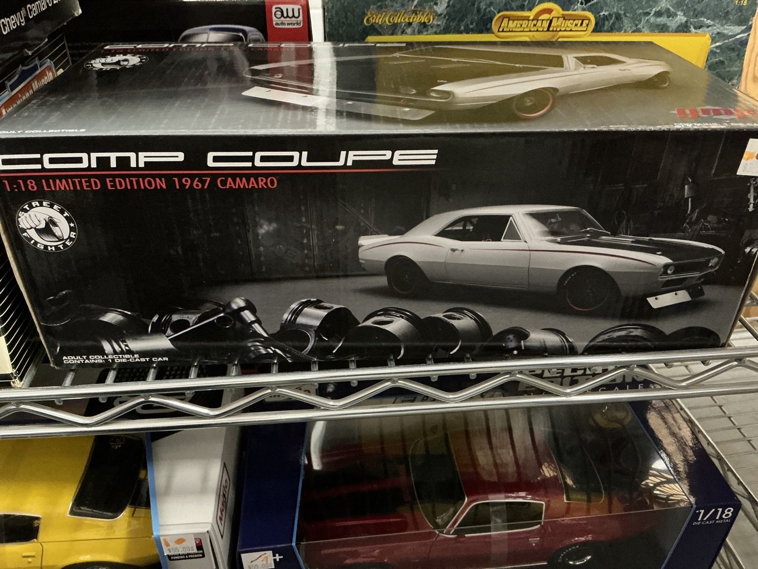 Pump coupe 1967 Camaro silver